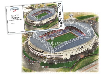 Bolton Wanderers FC Reebok Stadium Art Jigsaw Puzzle